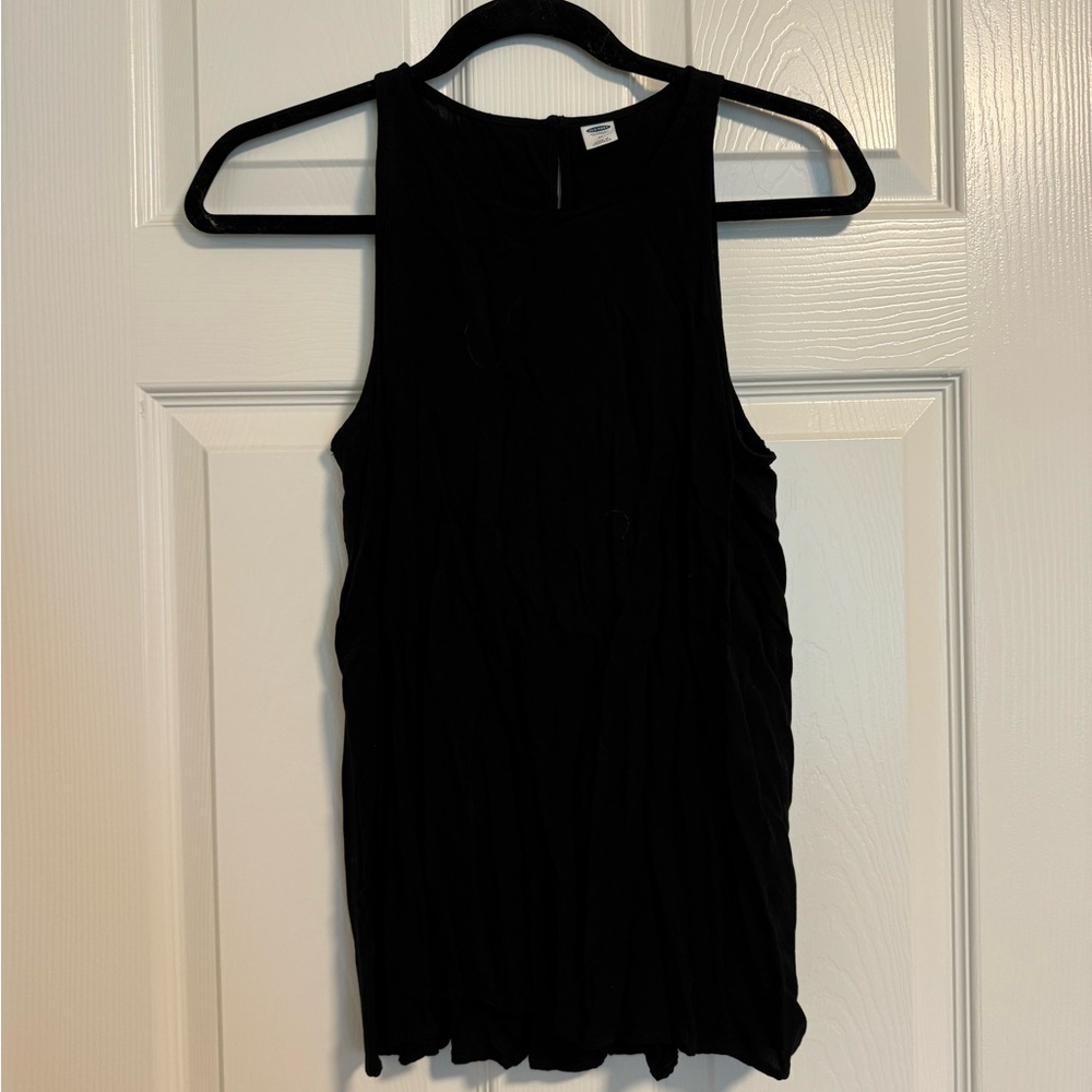 Black tank top